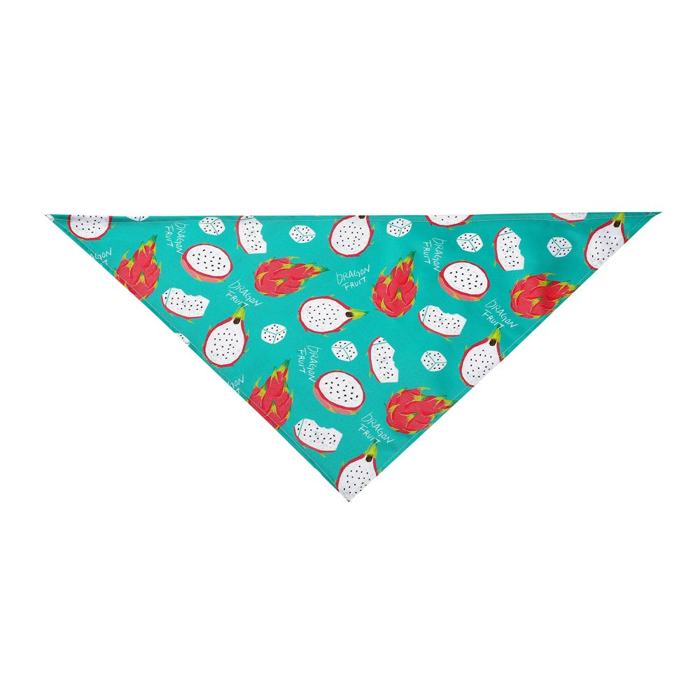 Washable Fruit Summer Pet Bandanas