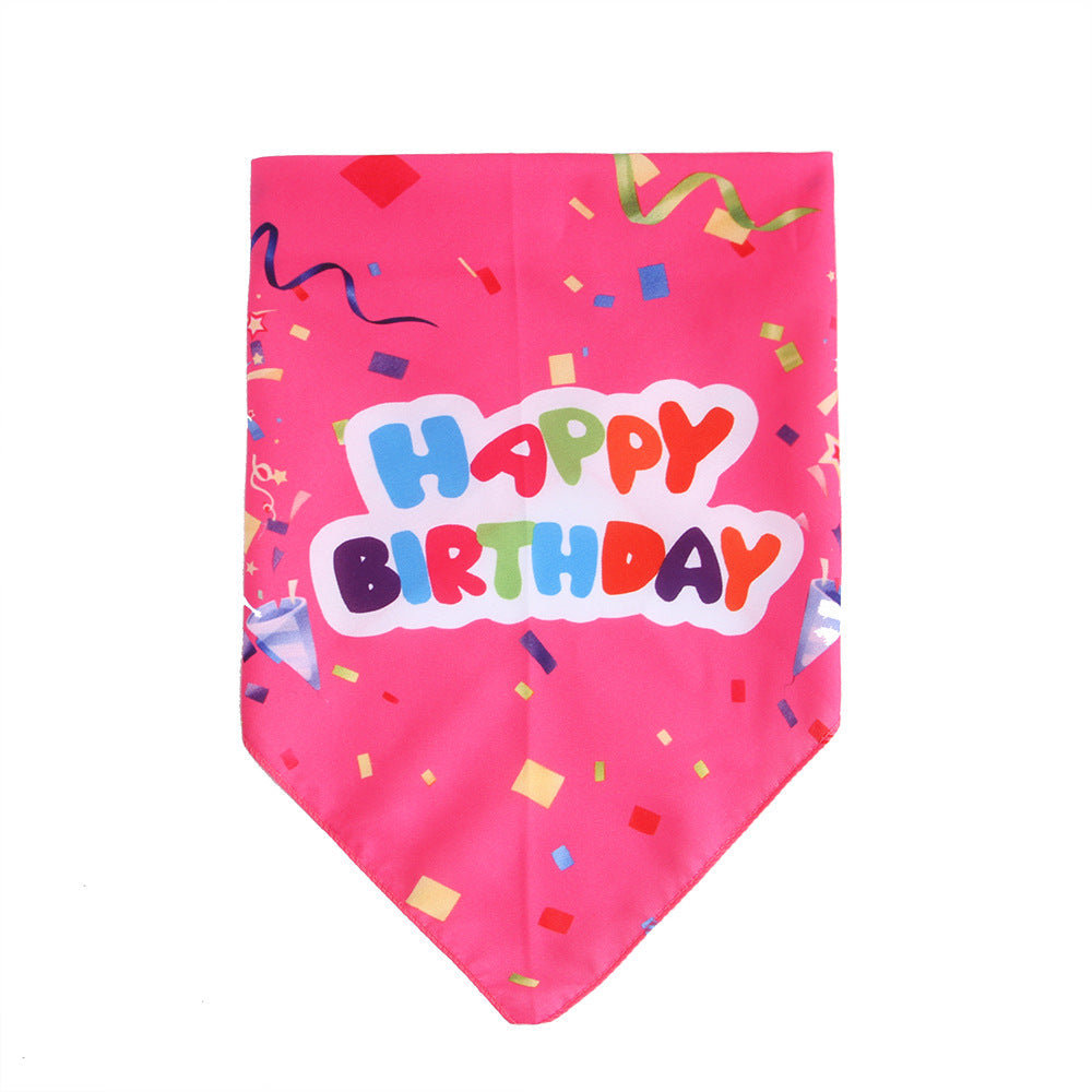 Dog Birthday Bibs Pet Happy Birthday Bandanas