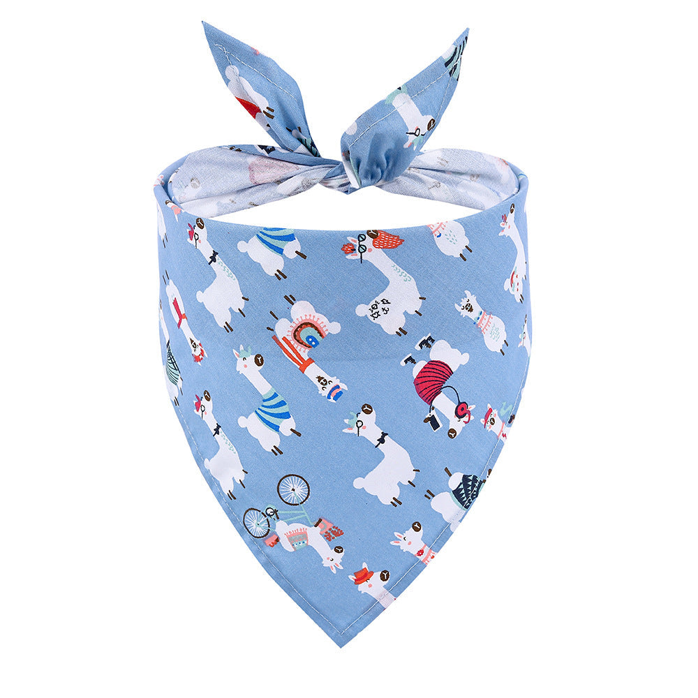 Summer Fruit Animal Dog Bandana Triangle Bibs