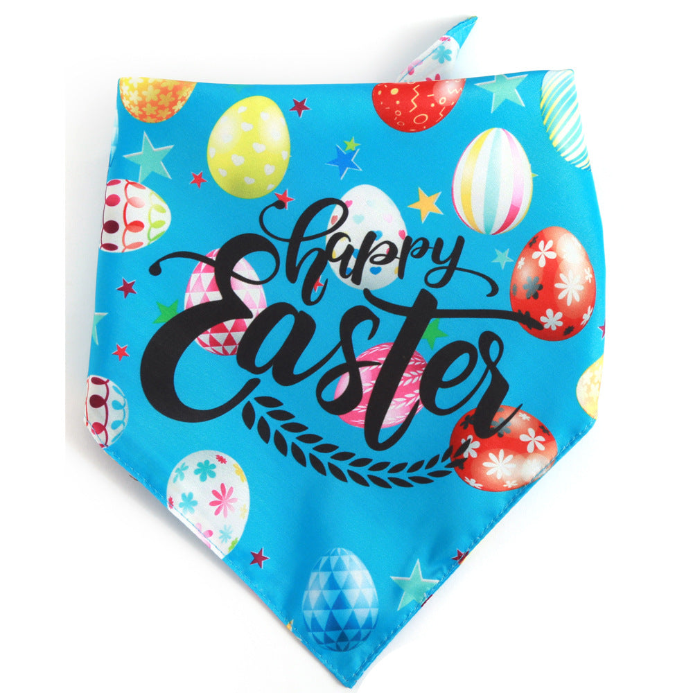 Easter Holiday Dog Bandana Festival Scarf