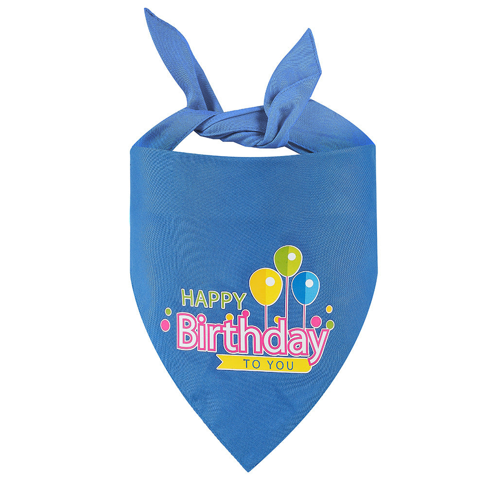 Dog Birthday Puppy Triangle Scarf