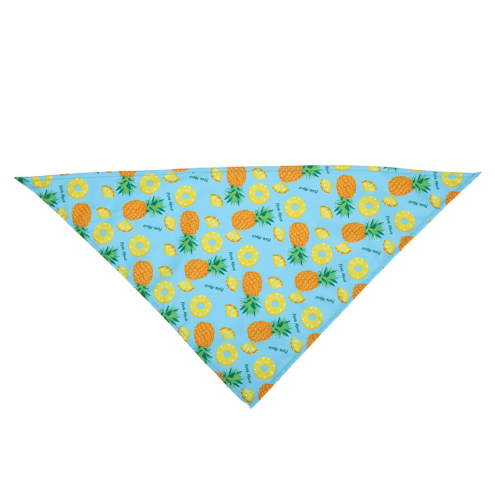Washable Fruit Summer Pet Bandanas