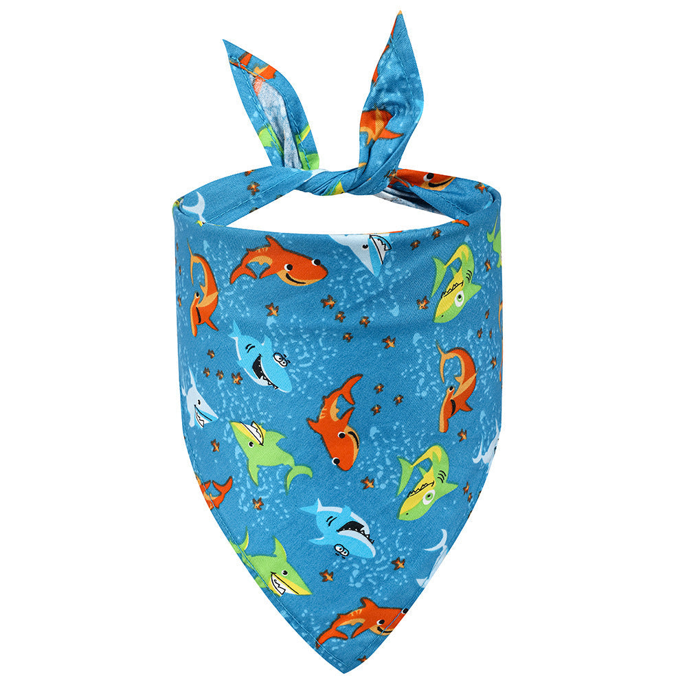 Summer Fruit Animal Dog Bandana Triangle Bibs