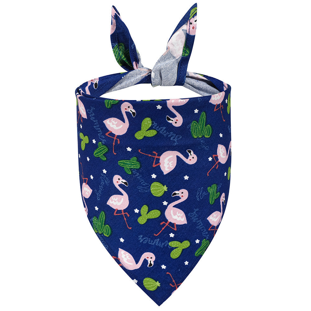 Summer Fruit Animal Dog Bandana Triangle Bibs