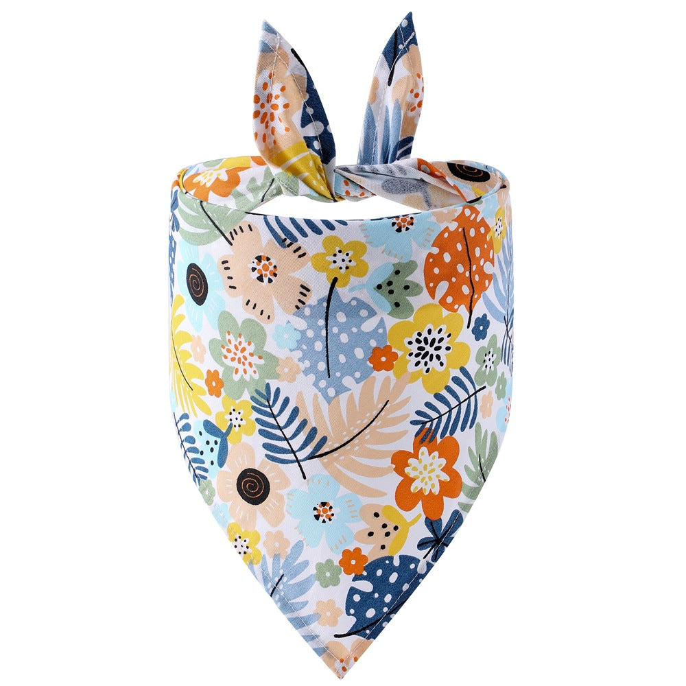 Summer Fruit Animal Dog Bandana Triangle Bibs