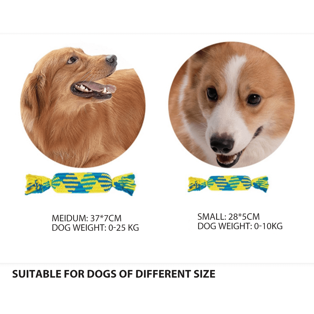 Candy Squeaky Chewer Toy With Two size For All Dogs