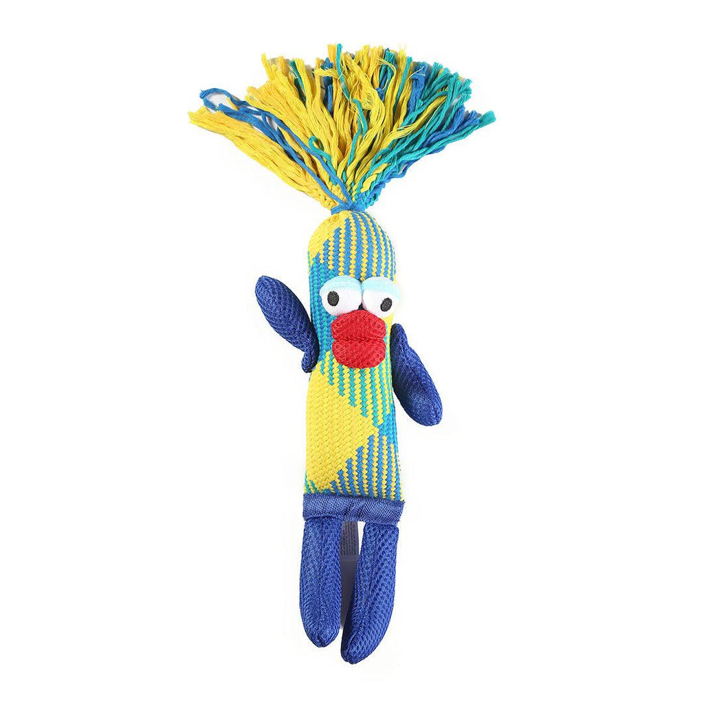 Red Sausage Shaped Lip Squeaky Toy For Dogs